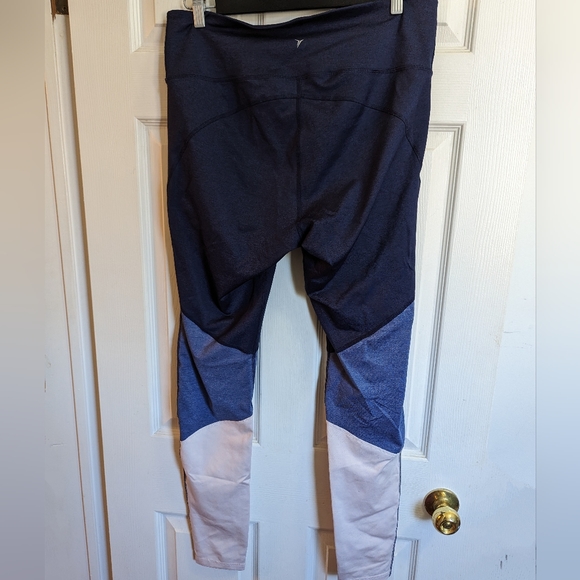 Old Navy XL Tall blue colour block leggings - Picture 2 of 5